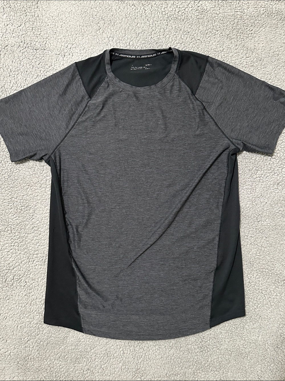 Under Armour Men's Short Sleeve Performance Tee - Charcoal & Black